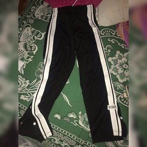 PINK open leg sweatpants